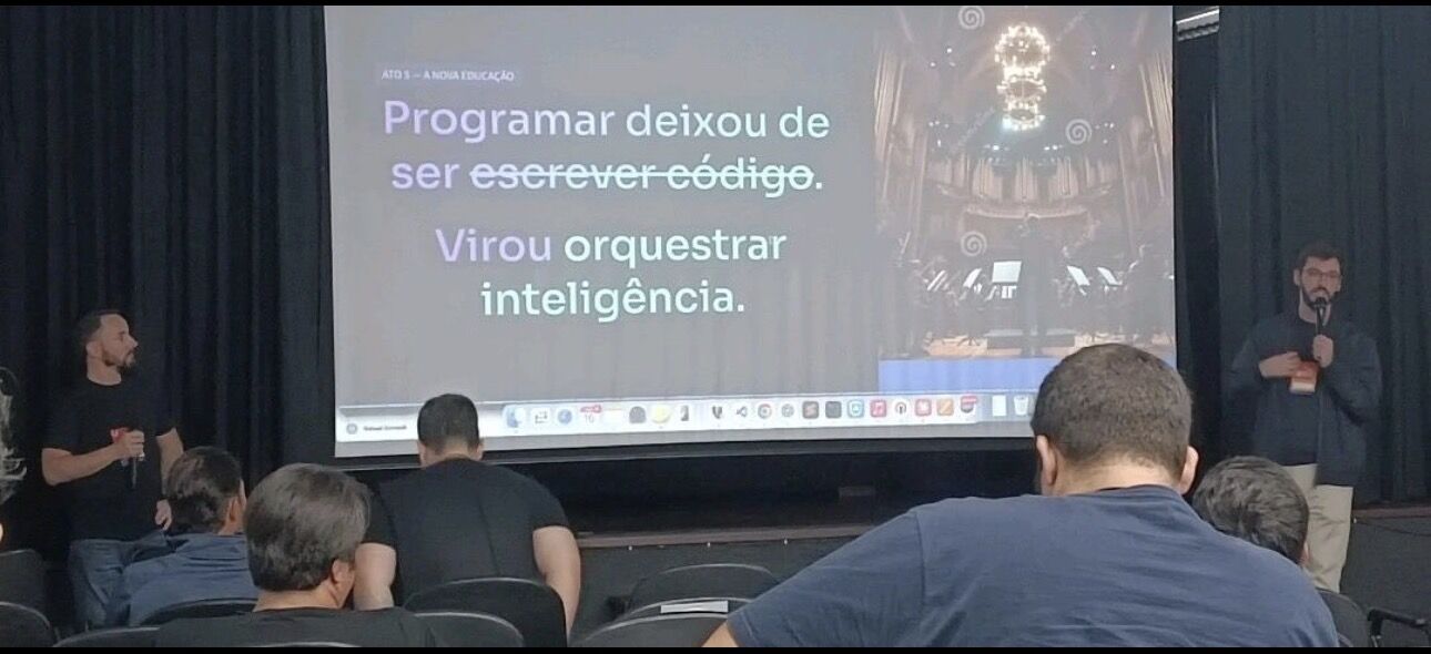 Palestra no evento CTRL+Z da Code Island — Faculdade CESUSC